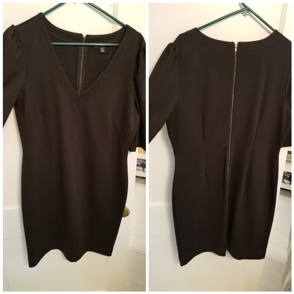 Banana republic deep v dress